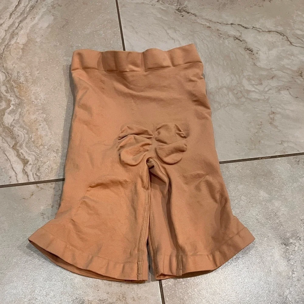 SKIMS High-Waist Sculpting Shorts in Nude
